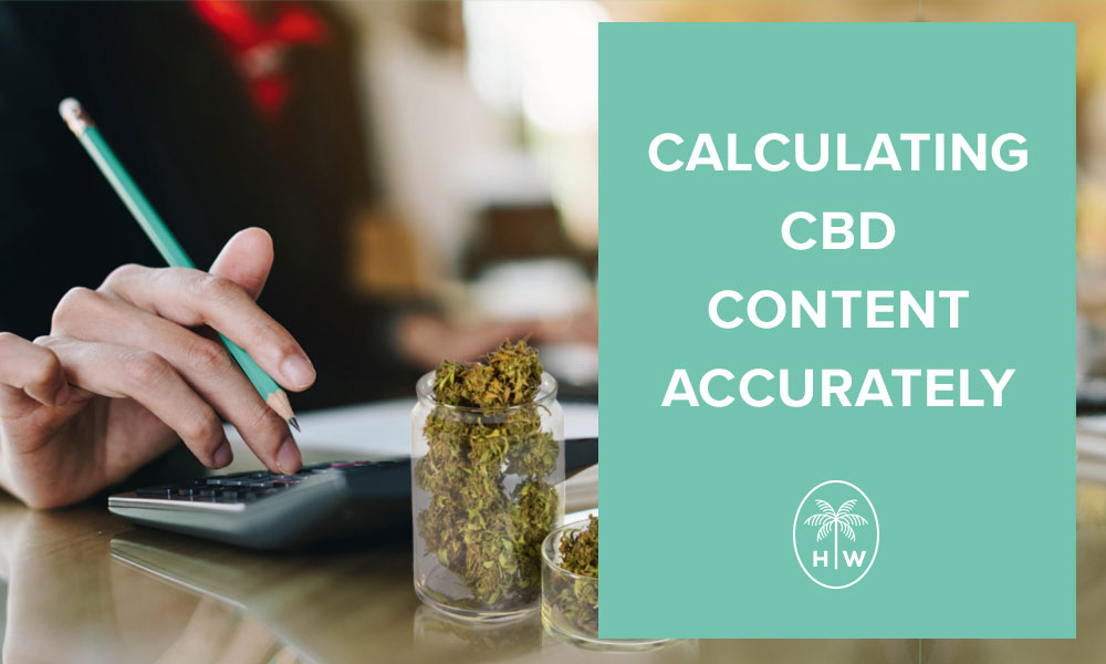 how to calculate cbd content