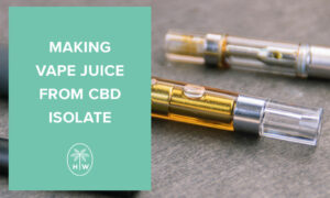 how to make vape juice from CBD isolate