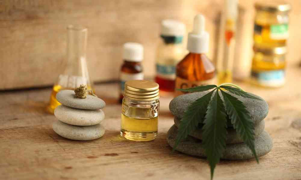 various cbd and wellness products