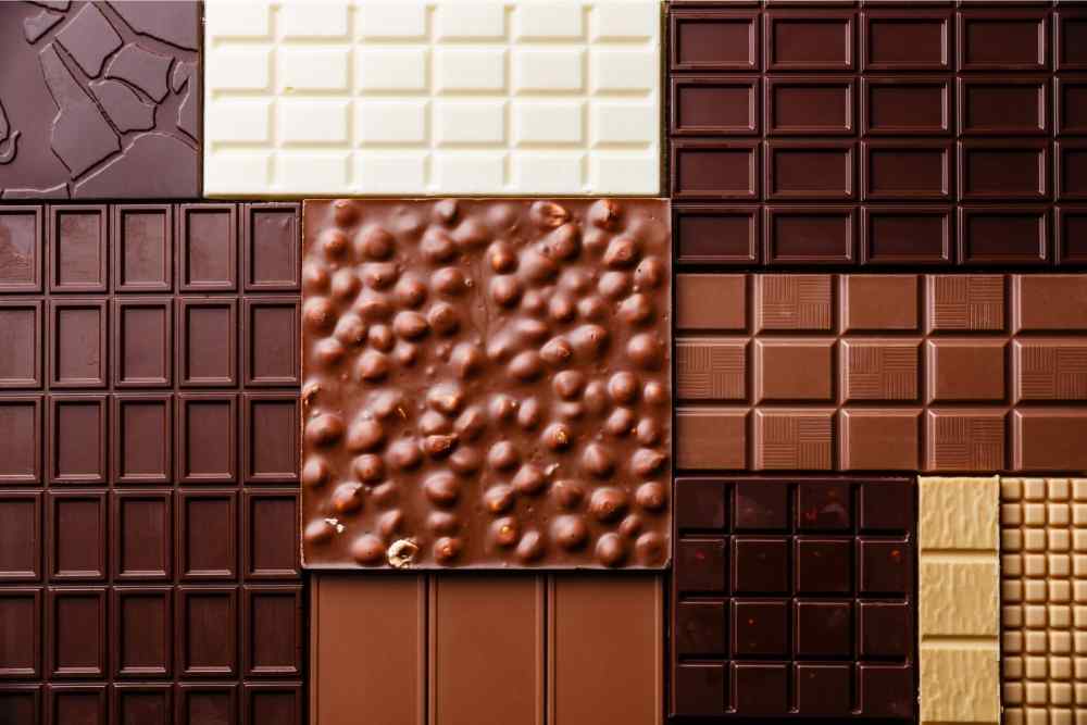 a variety of chocolates