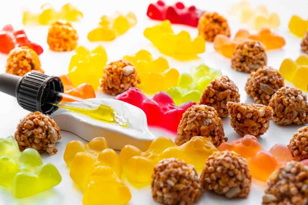 cbd gummy bears and snacks